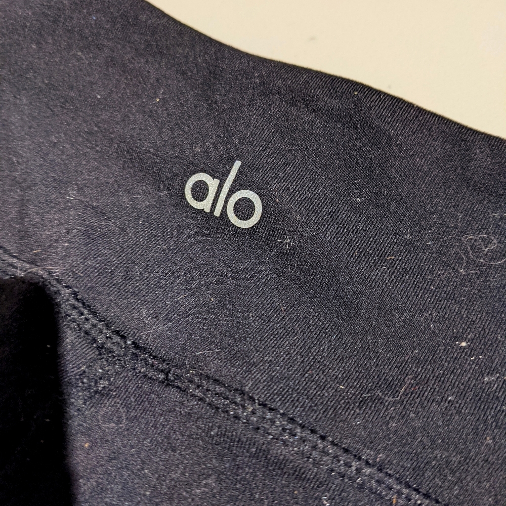 Alo Black Moto Leggings